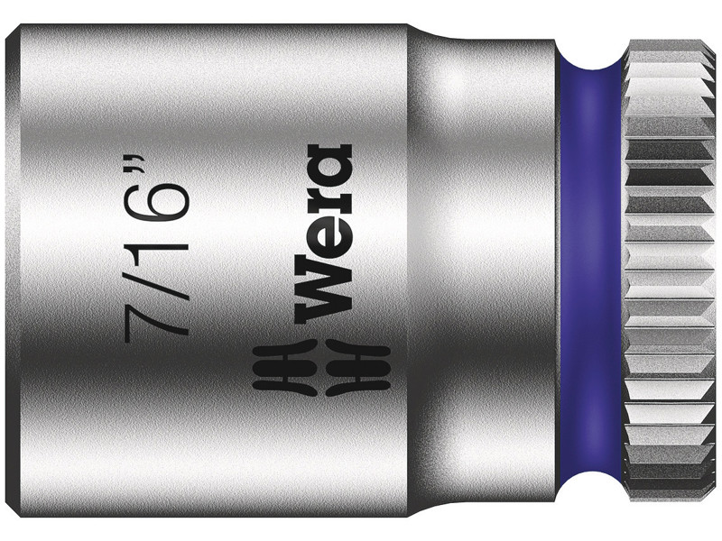 WERA ZYKLOP-TOPPE MED 1/4"-TILSLUTNING 8790 HMA, 7/16" X 23 MM