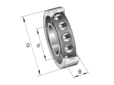 FAG HCB7011-C-2RSD-T-P4S-UL SPINDELLEJE 55X90X18 KERAMISKE KUGLER