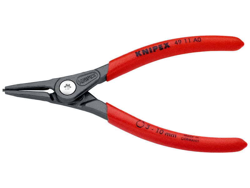 KNIPEX 49 11 A0 LÅSERINGTANG LIGE 140MM UDV.  3-10MM