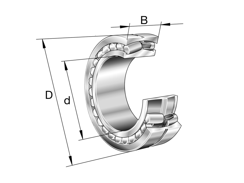 FAG 232/500-MB-C3 SFÆRISK RULLELEJE 500X920X336
