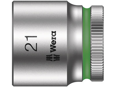 WERA ZYKLOP-TOPPE MED 3/8"-TILSLUTNING 8790 HMB, 21 X 30 MM