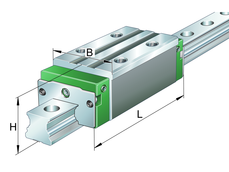 INA KWVE15-B-H-V1-G3 RECIRCULATING BALL BEARING CARRIAGE