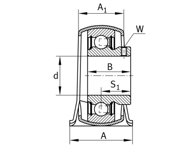 INA PBY17-XL PLUMMER BLOCK HOUSING UNIT