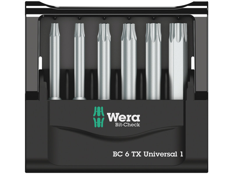 WERA Bit-Check 6 TX Universal 1 SB, 6 DELE