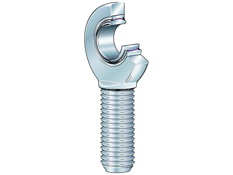 INA GAL45-UK-2RS-A LEDSTANGSHOVED 45 M  LINKS PTFE
