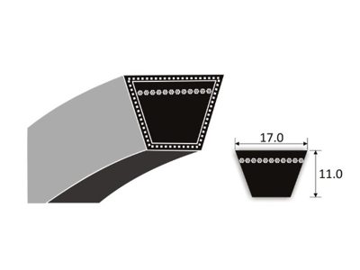 V-BELT B 180 