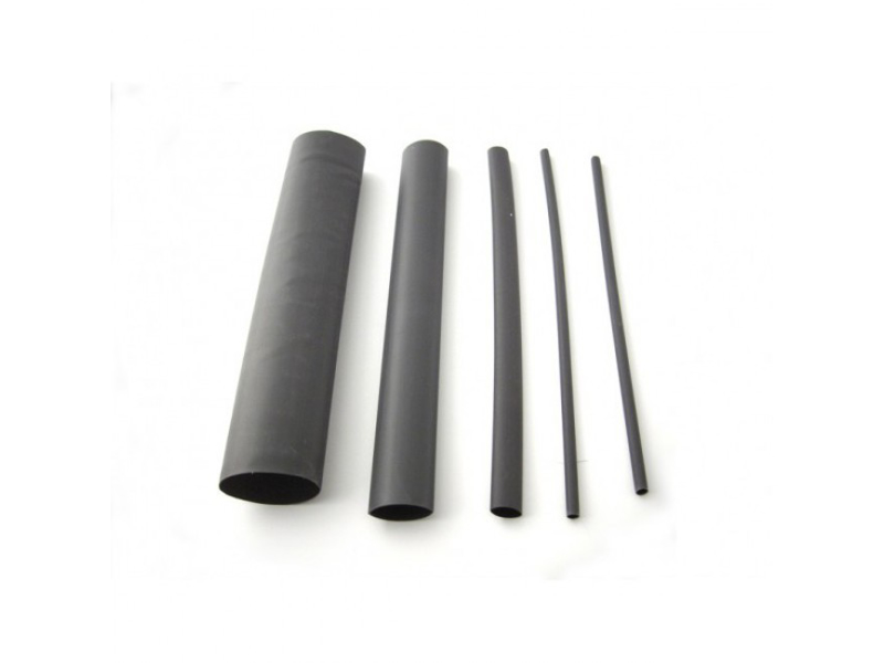 KRYMPEFLEX SORT 3.2 MM UDEN LIM - KRYMPER 2:1