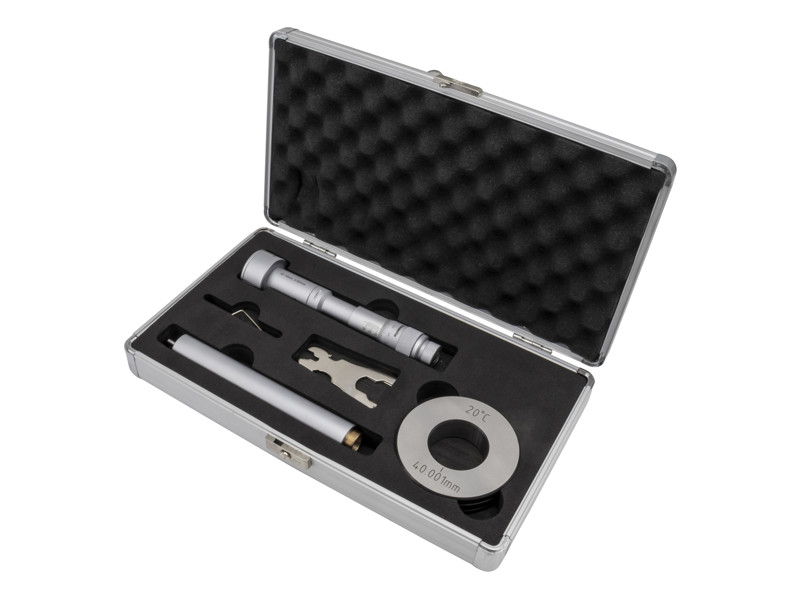 DIESELLA INDVENDIG 3-PUNKT MIKROMETER  40-50 MM INKL. FORLÆNGER OG KONTROLRING