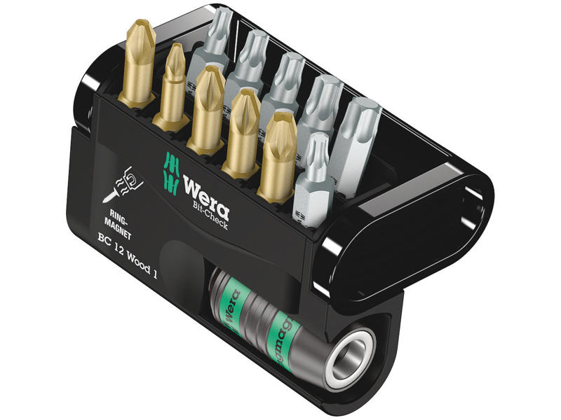 WERA Bit-Check 12 Wood 1, 12 DELE