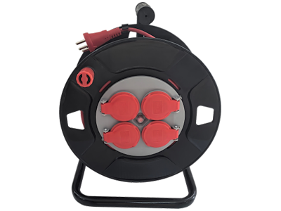 KABELTROMLE E-LINE 25MTR 3X1,0MM2 NEOPREN GUMMIKABEL 230V IP44