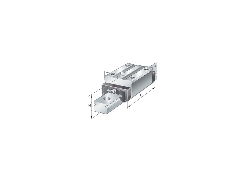 INA KWE25H LINEAR RECIRCULATING BALL BEARING UNIT