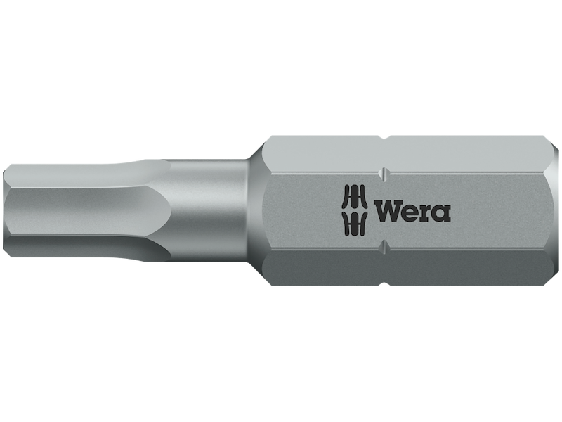 Wera 840/1 Z Tamper-proof Hex-Plus BO bits, 2.5 x 25 mm