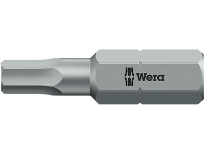 WERA BITS 840/1 Z BO.HEX+ 2,5 X 25 MM UNBRAKO 2,5 X 25 M/HUL