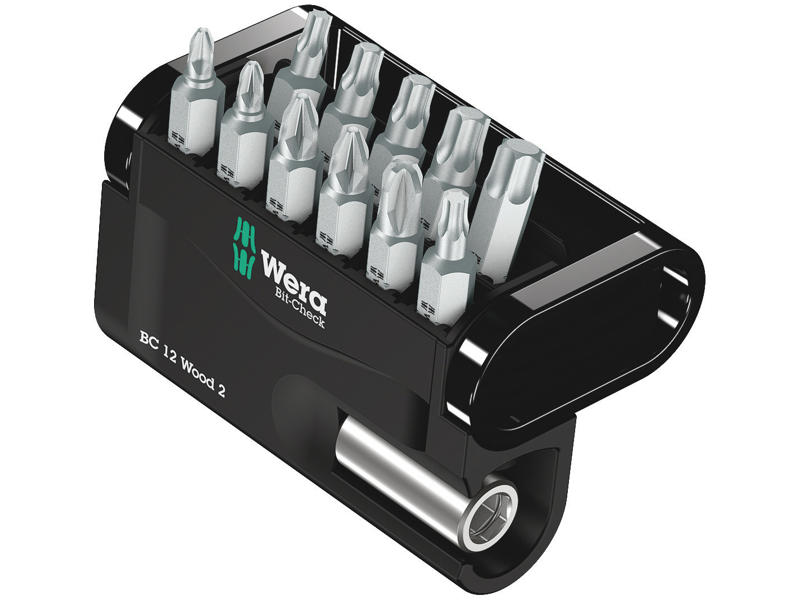 WERA Bit-Check 12 Wood 2 SB, 12 DELE