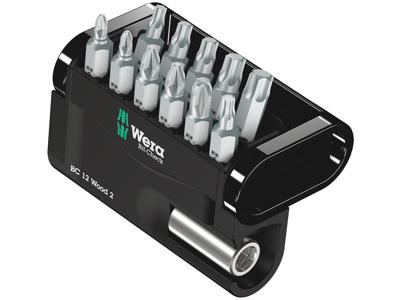 WERA Bit-Check 12 Wood 2 SB, 12 DELE