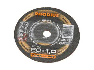 RHODIUS SKÆRESKIVE 50MM 50X1.0X6MM STÅL OG RUSTFRI