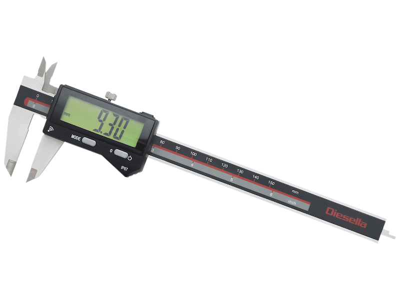 DIESELLA DIGITAL SKYDELÆRE 0-150MM 0,01MM M/BLUETOOTH