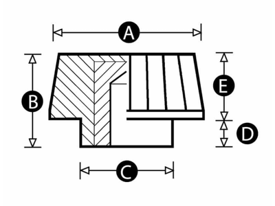 RENCOL 8299R FEMALE THUMBSCREW KNOB
