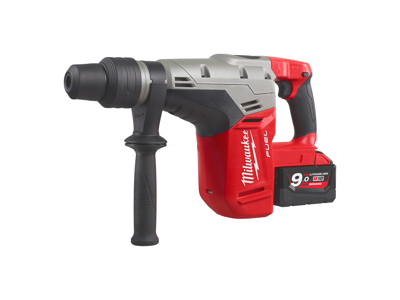 MILWAUKEE BOREHAMMER 2XBATT. 9.0AH + LADER KULFRI I PAPKASSE