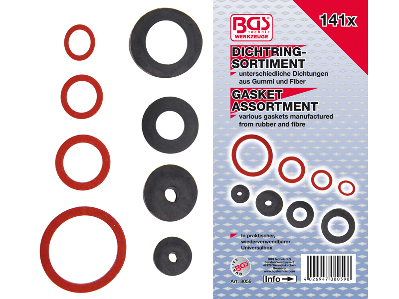 SEALING RING RANGE 141 PARTS