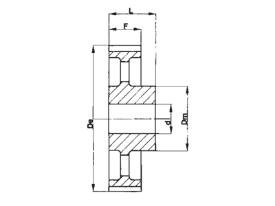 TIMING BELT PULLEY 53-T20-60-2