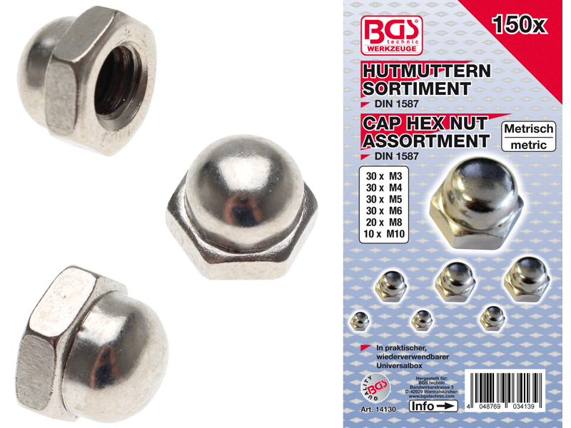 TOP NUT RANGE 150 PARTS