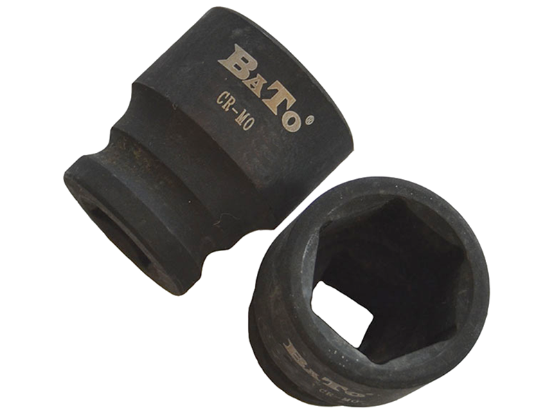 BATO 19304 KRAFTTOP KORT 1/2" FIRKANT - 46MM 6KT.