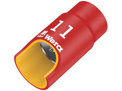 WERA ZYKLOP-TOPPE 8790 B VDE, ISOLERET, MED 3/8"-TILSLUTNING, 6 X 46 MM