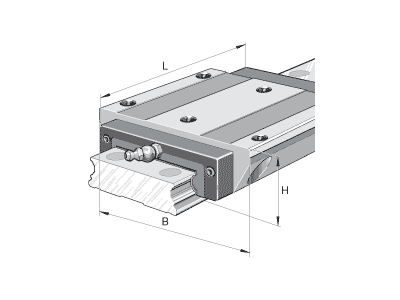 INA KWVE20-W-V2-G3 RECIRCULATING BALL BEARING CARRIAGE