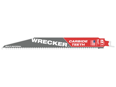 MILWAUKEE BAJONETSAVKLINGE  WRECKER KARBIDTÆNDER 230/TPI 6 5STK METAL/NEDRIVNING