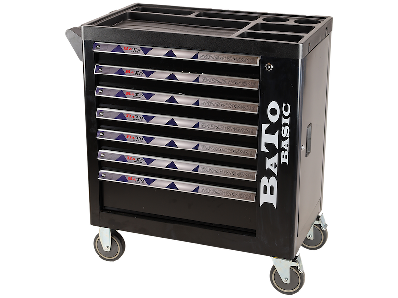 BATO BASIC VÆRKTØJSVOGN M/7 SKUFFER +217 DELE