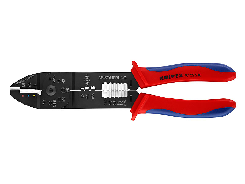 KNIPEX 97 22 240 KABELSKOTANG ISO. 0.75-6.0MM2  UISO. 0.5-6.0MM2