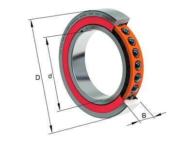 FAG HCM71916-C-2RSD-T-P4S-UL-XL ANGULAR CONTACT BALL BEARING