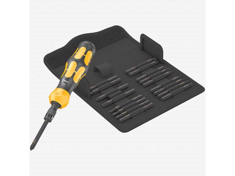 WERA SLAGSKRUETRÆKKER FOR BITS NR 018110 M/18 SLAGBITS 70MM LANG I TASKE