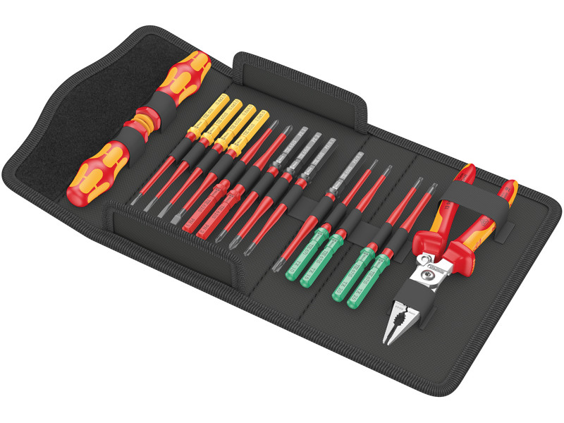 WERA Kraftform Kompakt VDE 17 extra slim 1 Tool Finder, 17 DELE