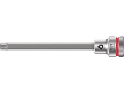 WERA ZYKLOP BITTOP MED 3/8"-TILSLUTNING 8740 B, MED EKSTRA SLANKT PROFILOMRÅDE, 6 X 107 MM