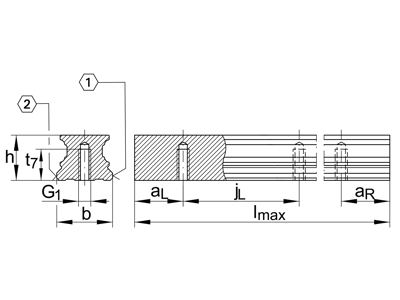 INA TKVD15B-U GUIDEWAYS