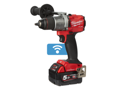 MILWAUKEE SLAGBOREMASKINE M18 ONEPD2502X 2XBATT 5.0AH+LADER OG INKL BTM-1 SPORING