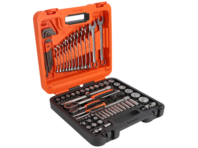 BAHCO TOPNØGLESÆT 1/4+1/2" 98 DELE S98MC1H