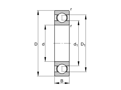 FAG 16013-C3 DEEP GROOVE BALL BEARING