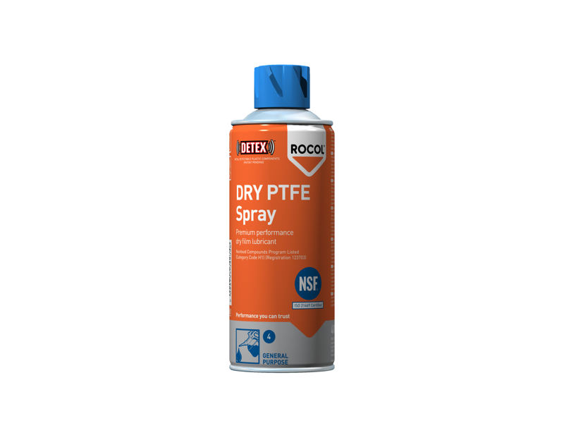 ROCOL DRY PTFE SPRAY NSF-H1 400 ML (IFL) TØRFILM - FARVELØS