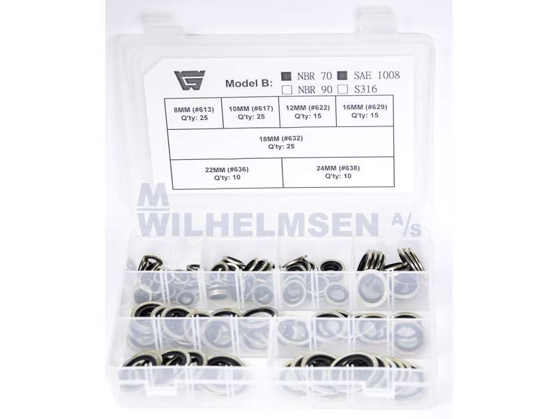 BONDED SEAL ASSORTMENT (METRIC) NBR