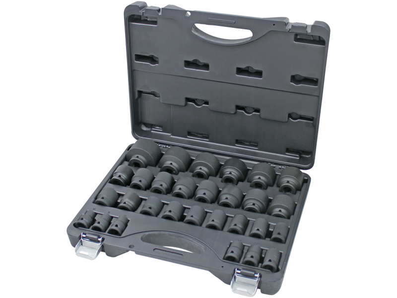 BATO 1904 KRAFTTOPSÆT KORT 1/2" - 29 DELE - 10-46 MM 6KT.