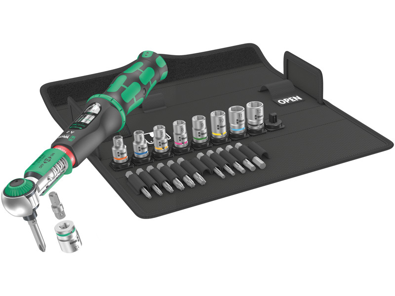 WERA Safe-Torque A 2 Set 1, 1/4" SEKSKANT, 2-12 NM, 23 DELE