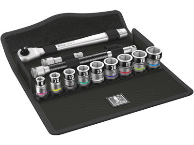 WERA ZYKLOP METAL-SKRALDESÆT 8100 SB HF 1, OMSKIFTERGREB, 3/8"-TILSLUTNING